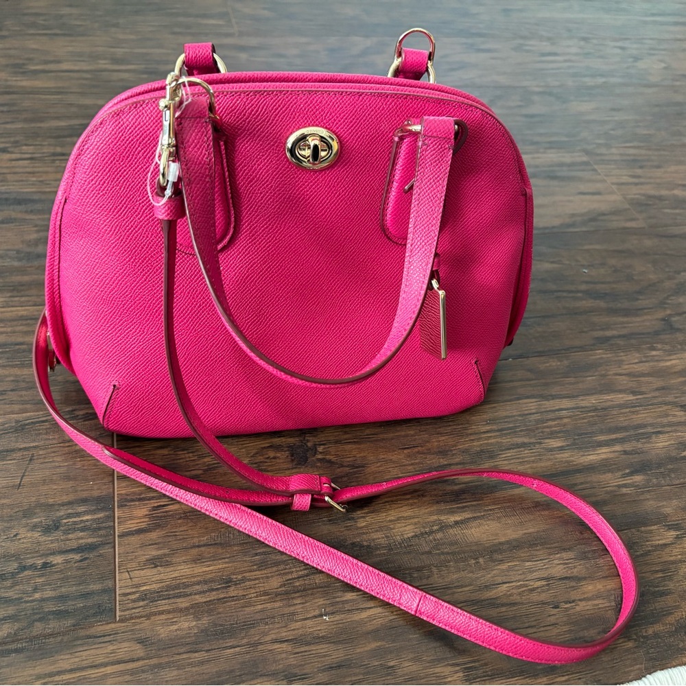 Coach Vibrant Pink Satchel